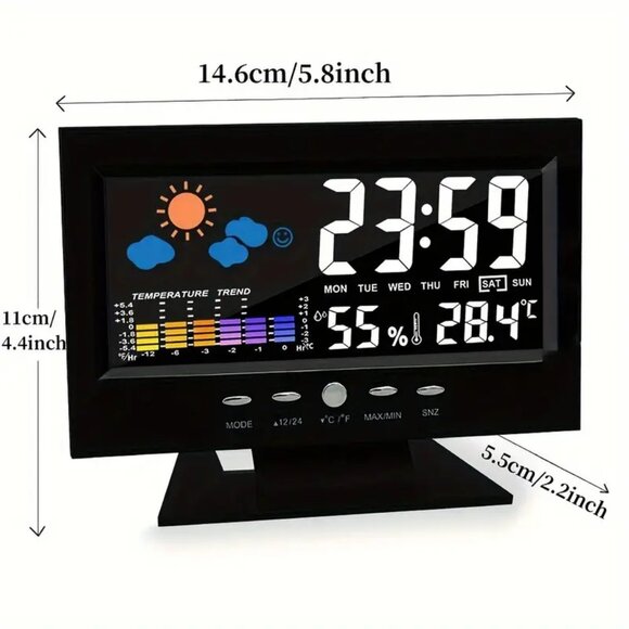 Voice Controlled Digital Weather Station Clock - Picture 3 of 5